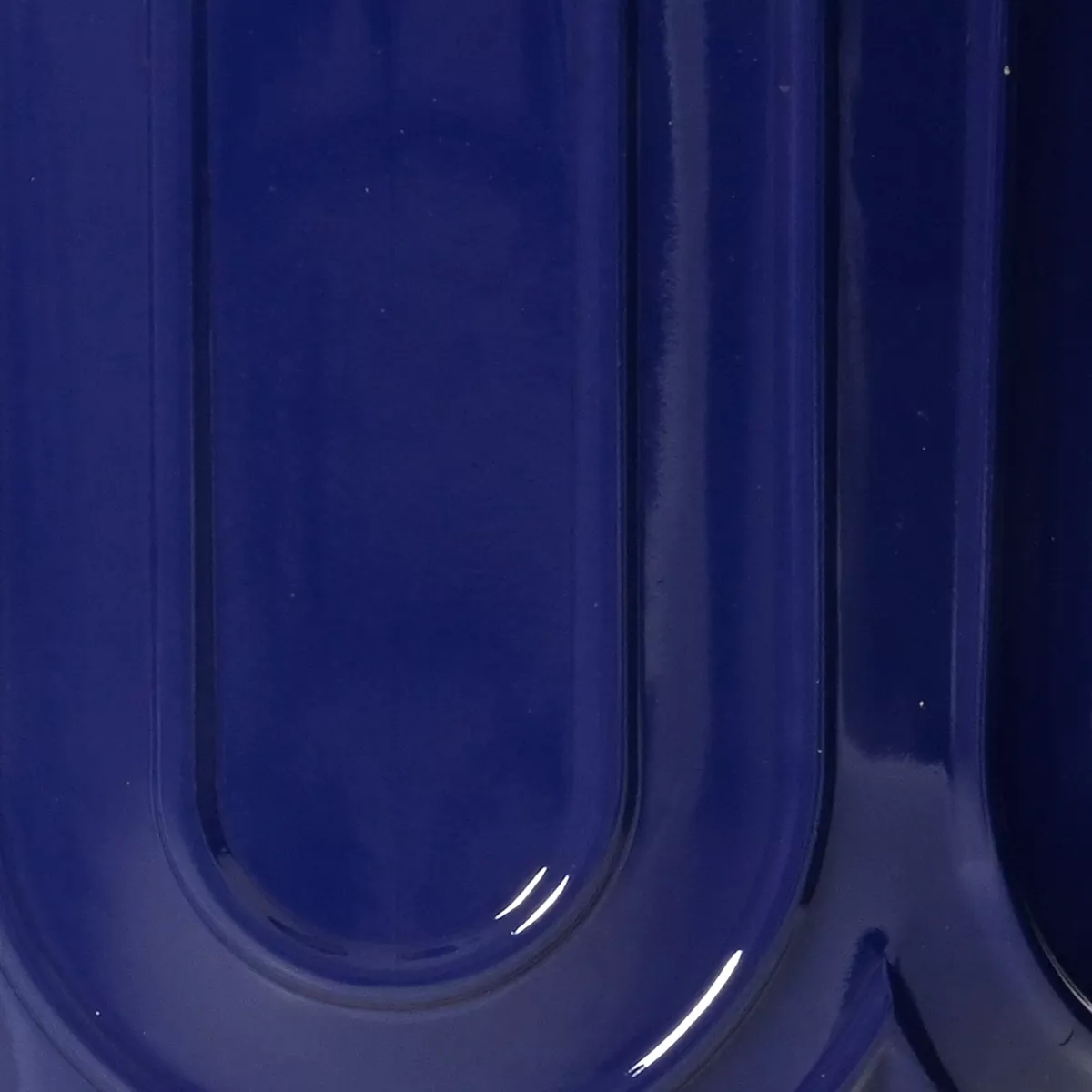 Set di 3 vasi da esterno rotondi (H36-30-24 cm) Milo Blu reale