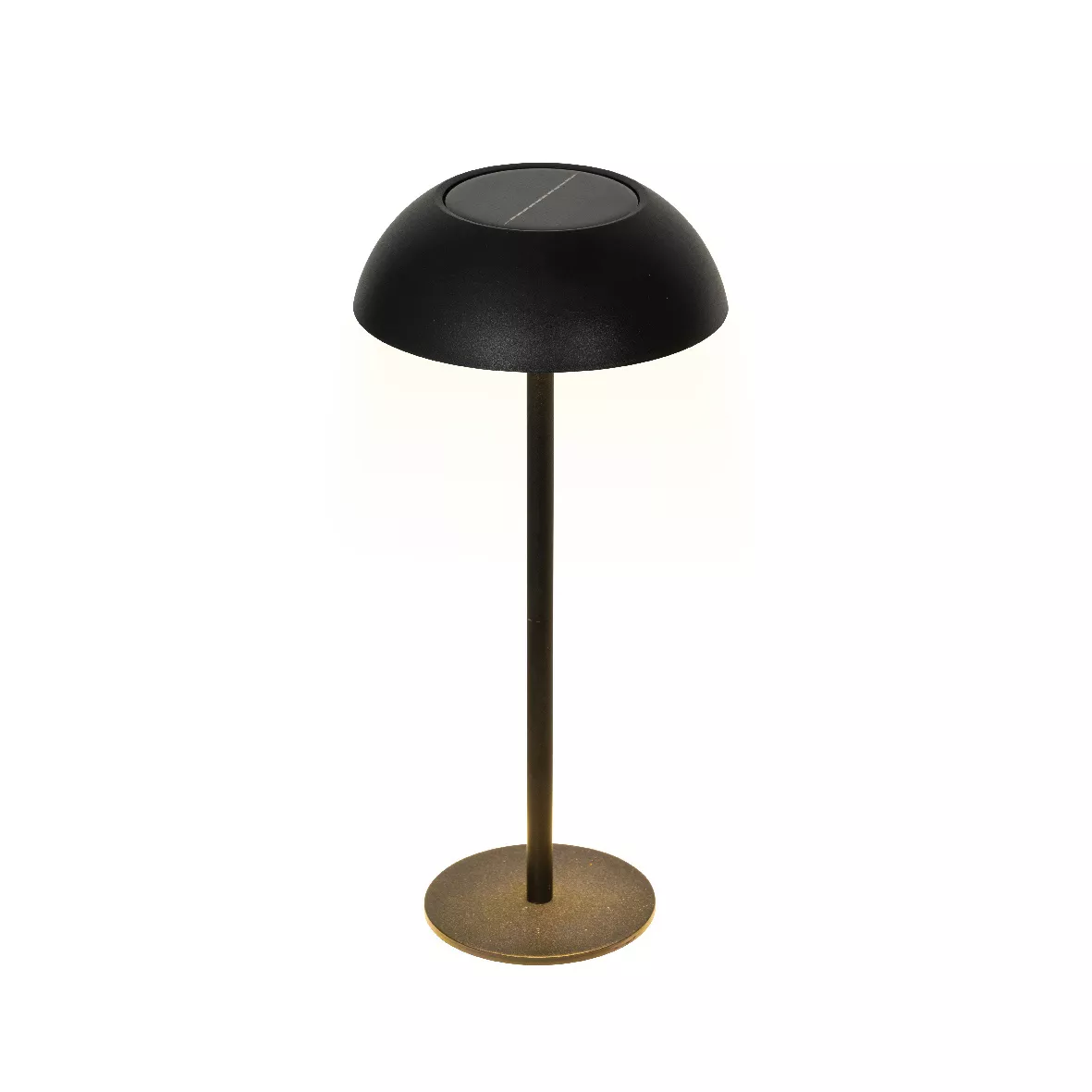 Lampada da tavolo solare LED (H33 cm) Malibu Nero