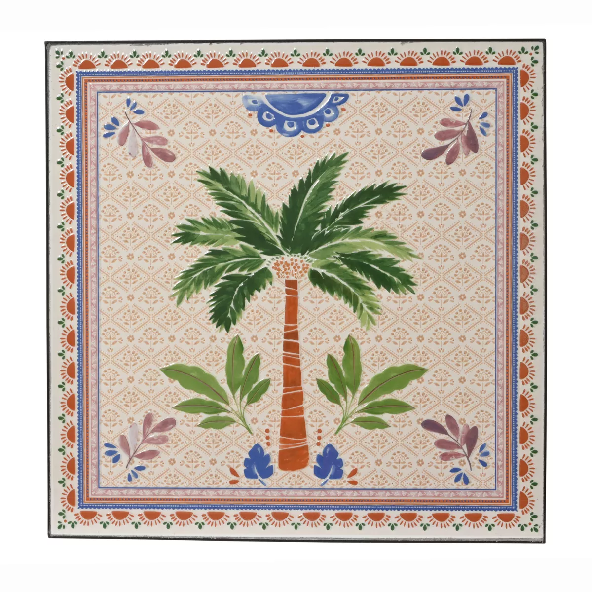 Sedia bistro pieghevole in mosaico Havana Marrone
