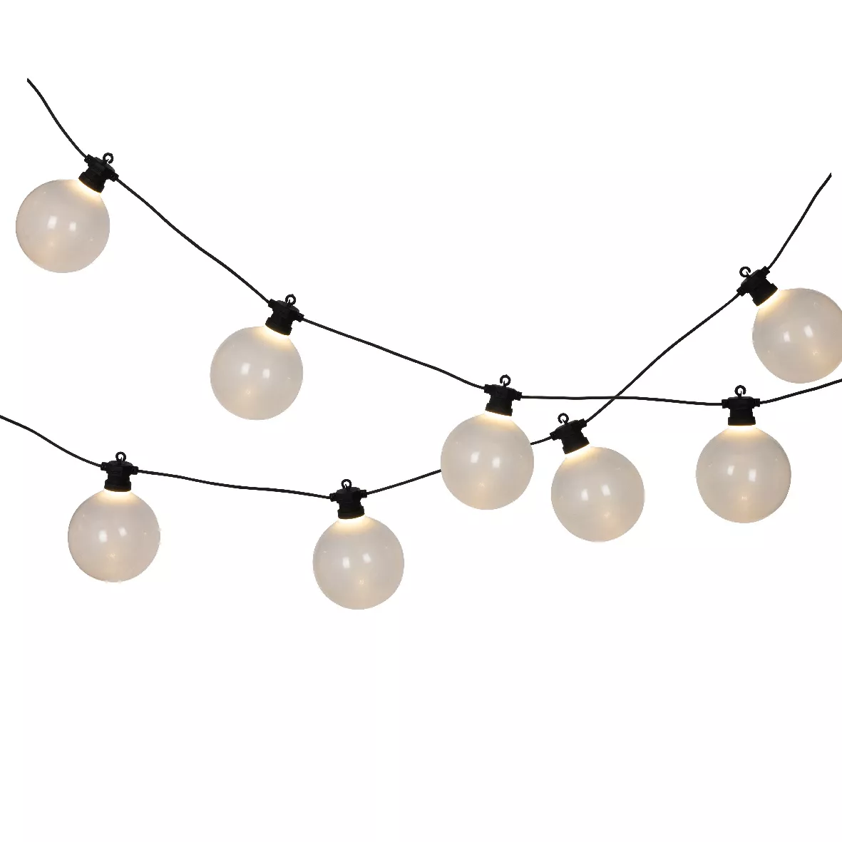 LED lumiere fete fixe extŽrieur noir/blanc chaud dia12cm x L.450cm 