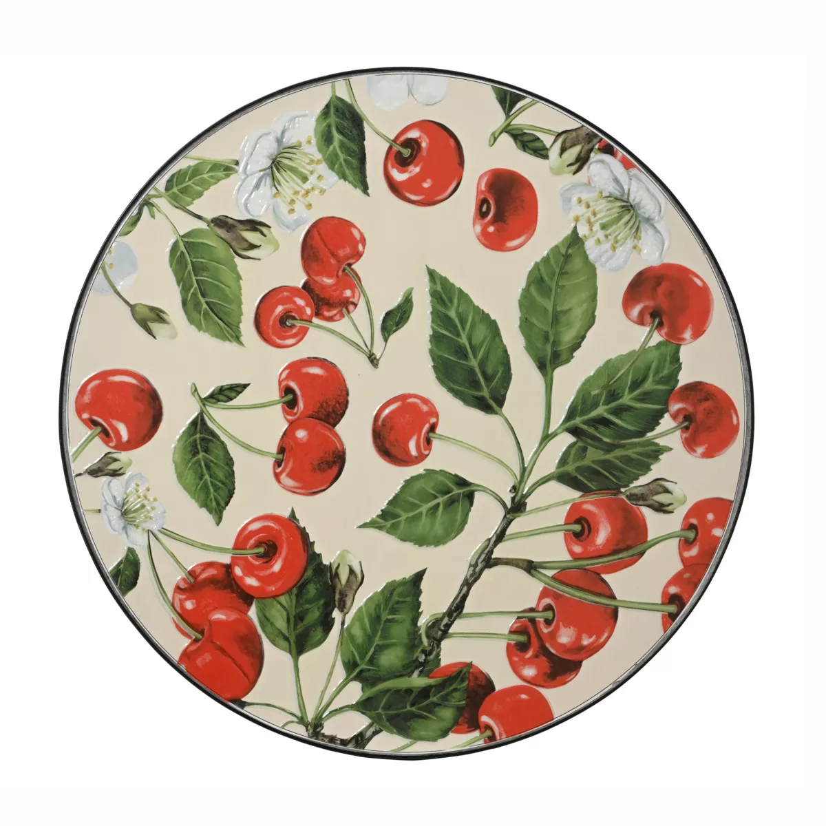 Sedia bistro pieghevole in mosaico Monaco Rosso