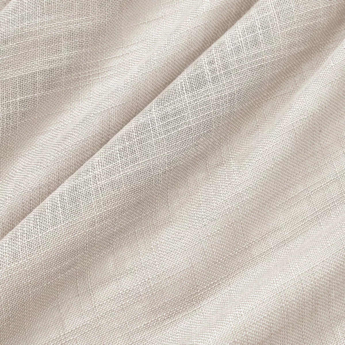 Paire de voilages passe-tringle effet lin (70 x 200 cm) Robin Beige