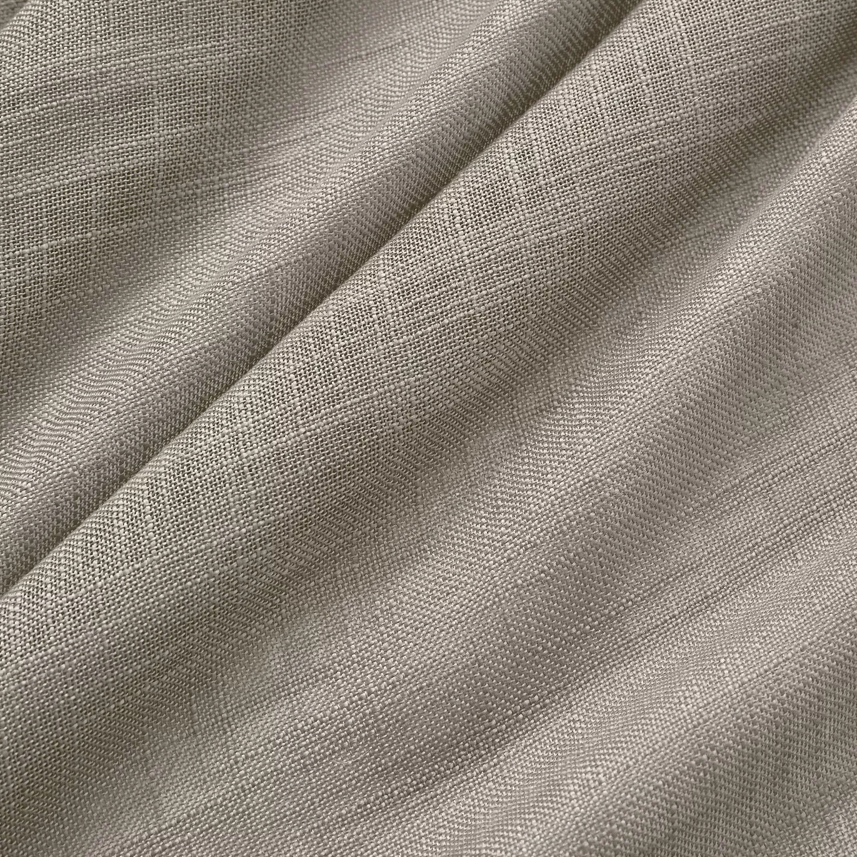 Paire de voilages passe-tringle effet lin (60 x 160 cm) Robin Taupe