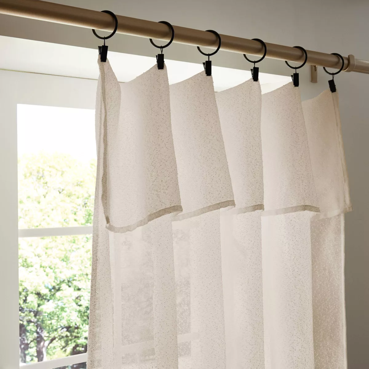 Tenda regolabile a ricciolo (140 x 300 cm) Eliott Beige