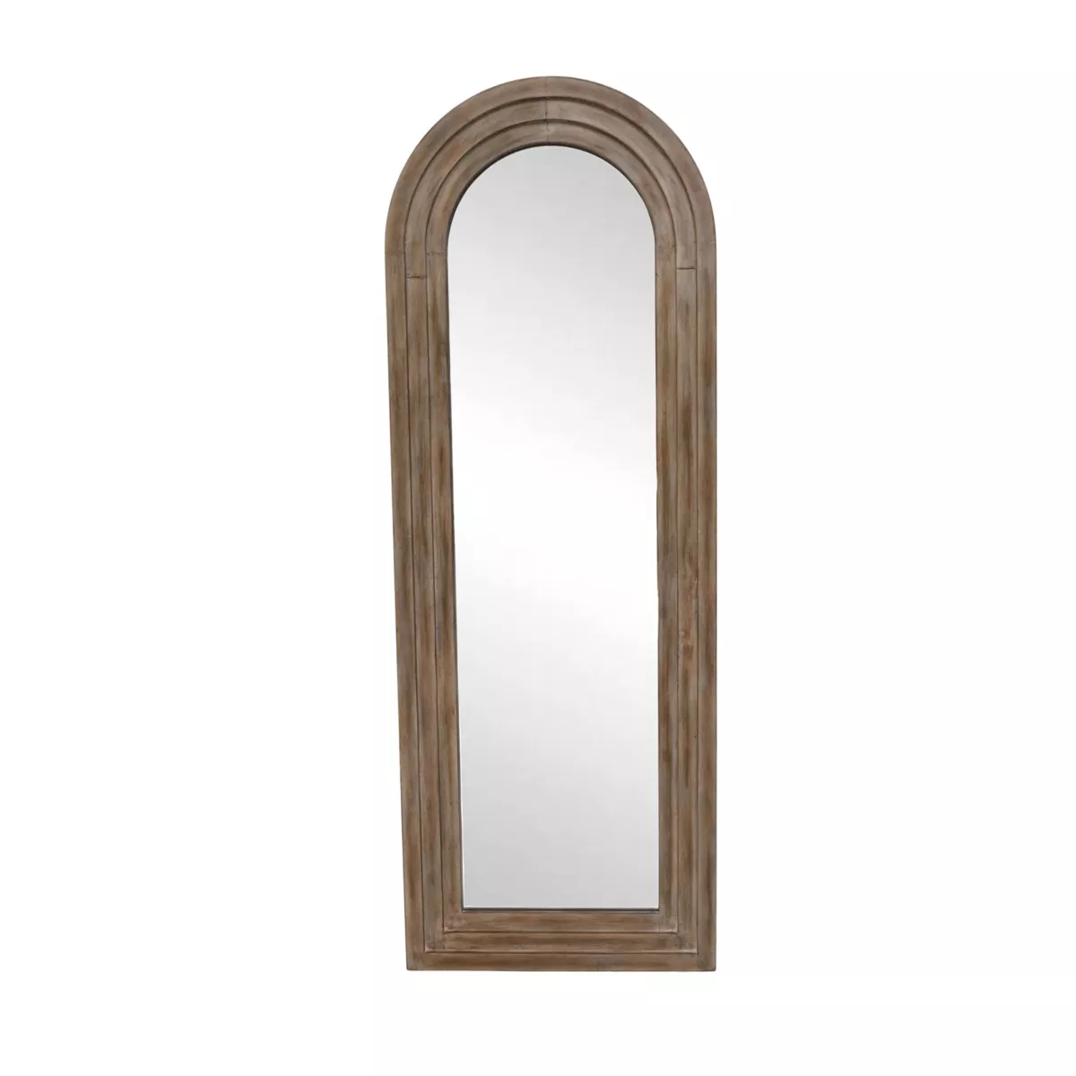 Grande specchio da parete con cornice in legno (182 cm) Marbala Marrone