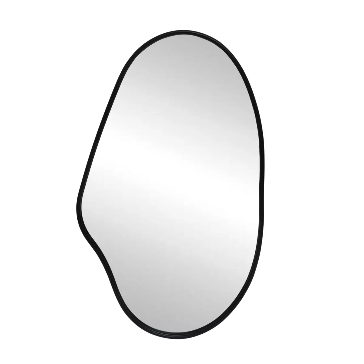 Specchio da parete con cornice in legno (99 cm) Noreal Nero