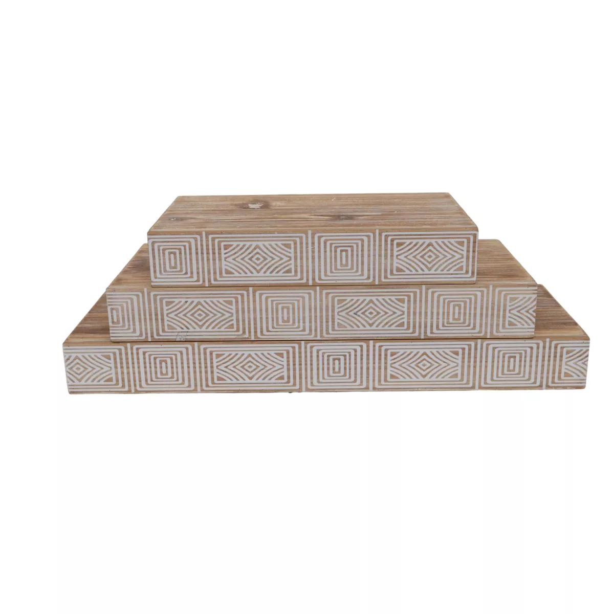 Set di 3 mensole in legno da parete (L57 cm) Ford Marrone