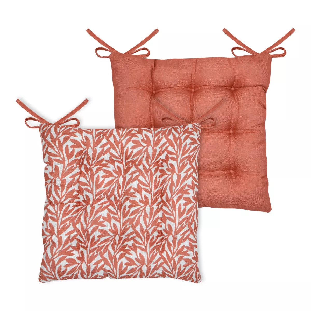 Cuscino per sedia quadrato (38 x 38 cm) Antillia Rosso marsala