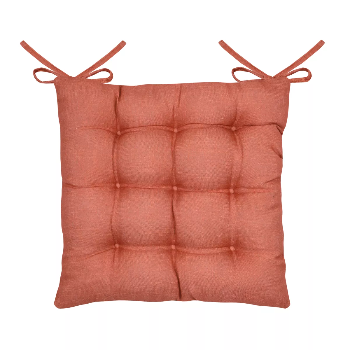 Cuscino per sedia quadrato (38 x 38 cm) Antillia Rosso marsala