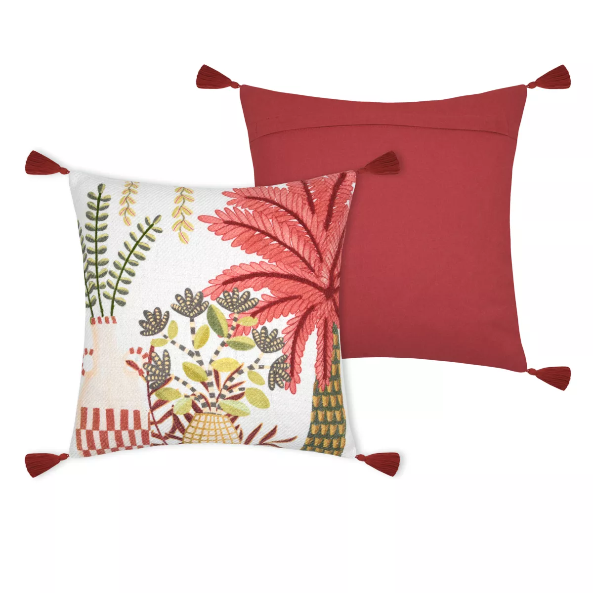 Coussin carré coton (45 x 45 cm) Maota Multicolore