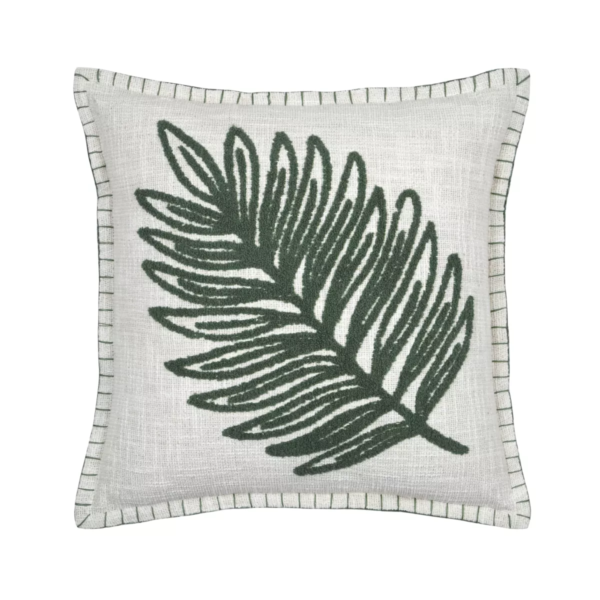 Coussin carré coton (45 x 45 cm) Maota Vert