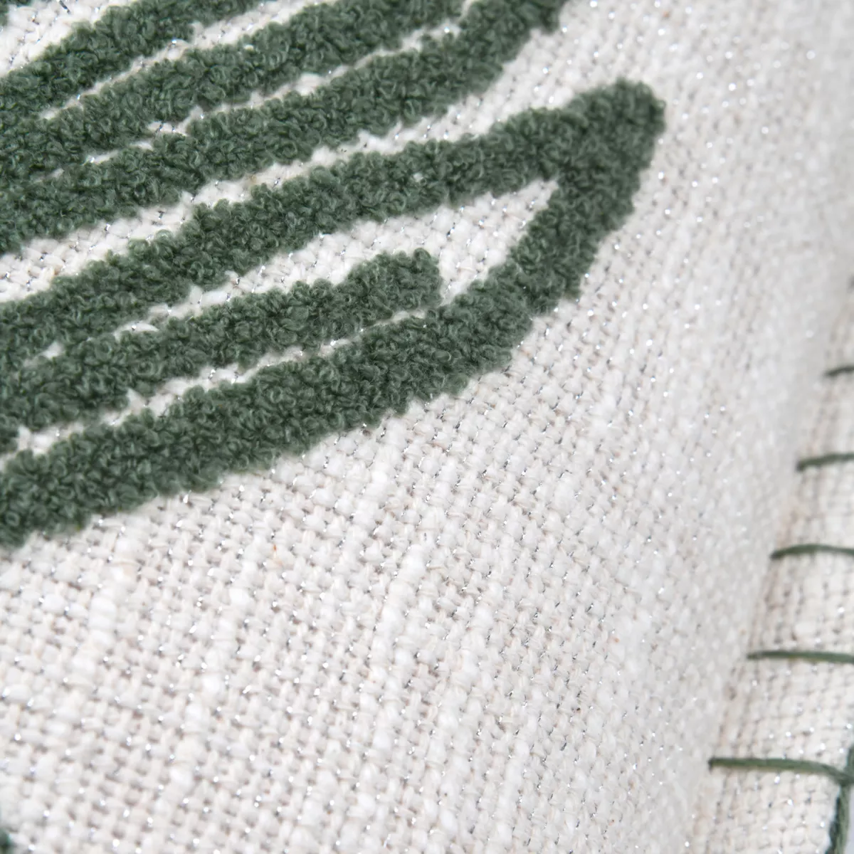 Coussin carré coton (45 x 45 cm) Maota Vert