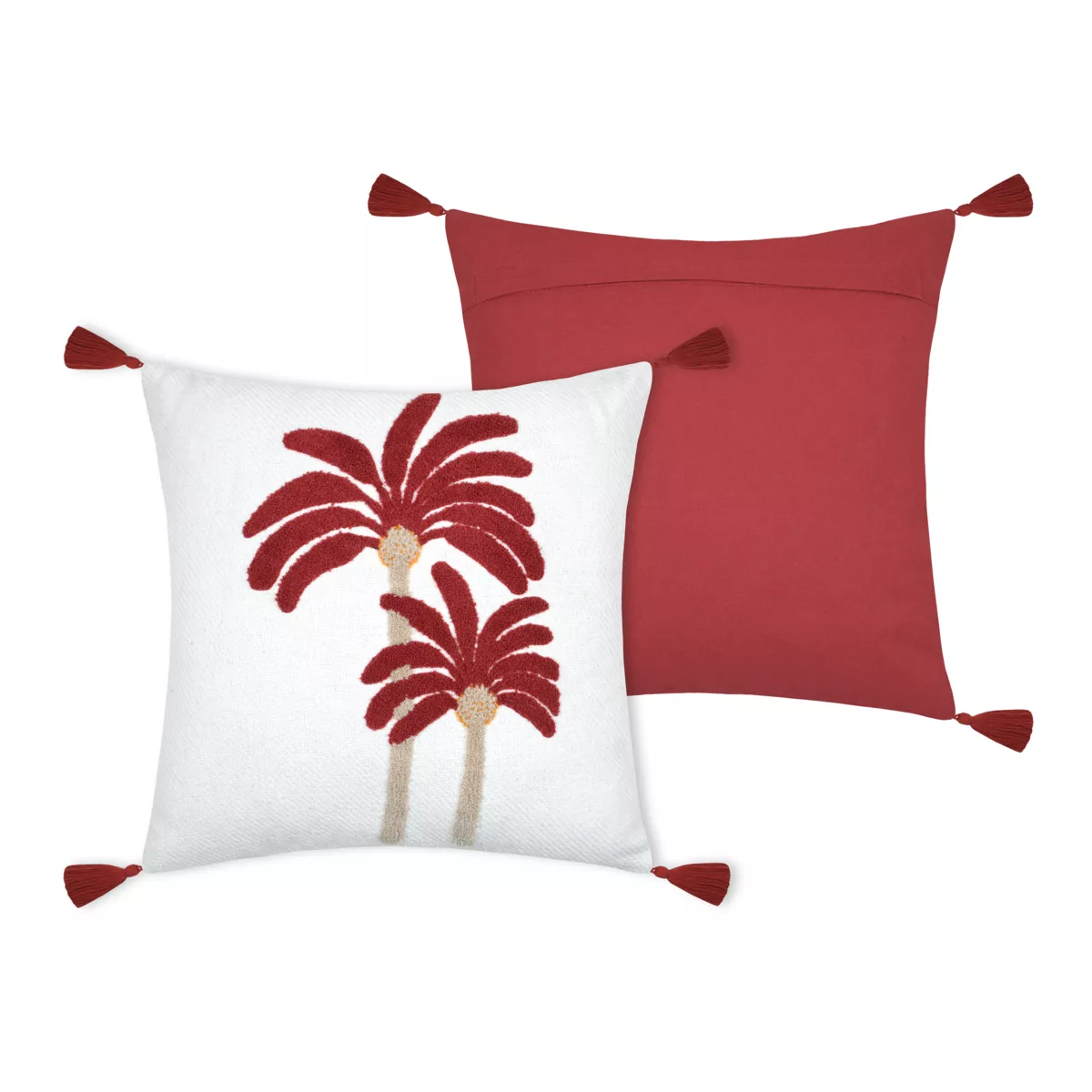 Coussin carré coton (45 x 45 cm) Maota Terracotta