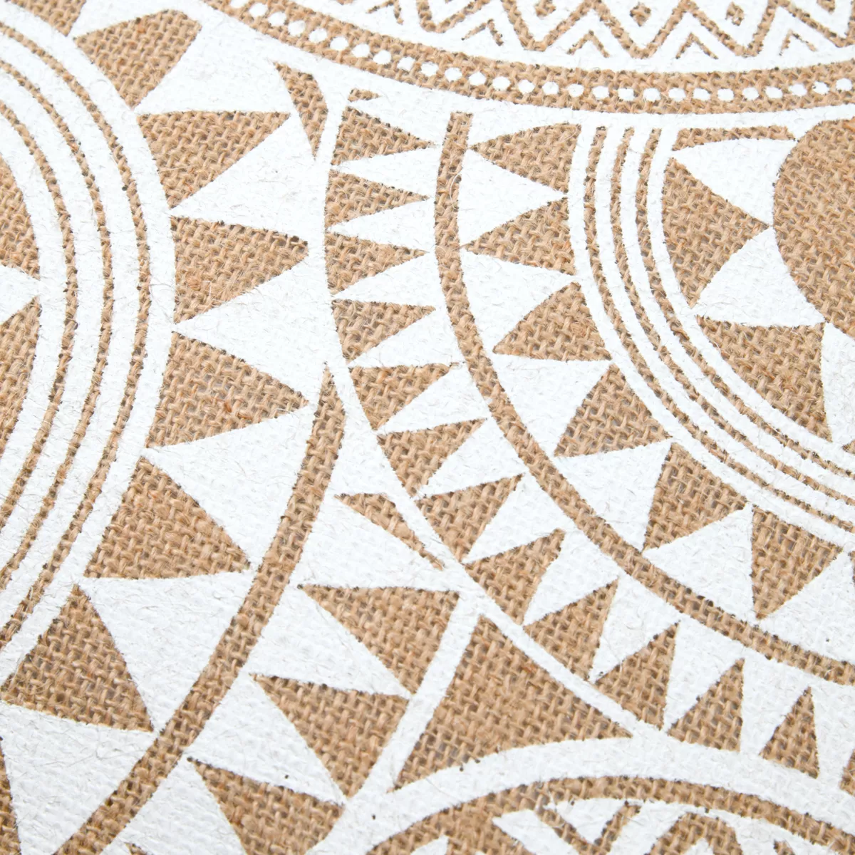 Cuscino quadrato in iuta (45 x 45 cm) Mekong Marrone