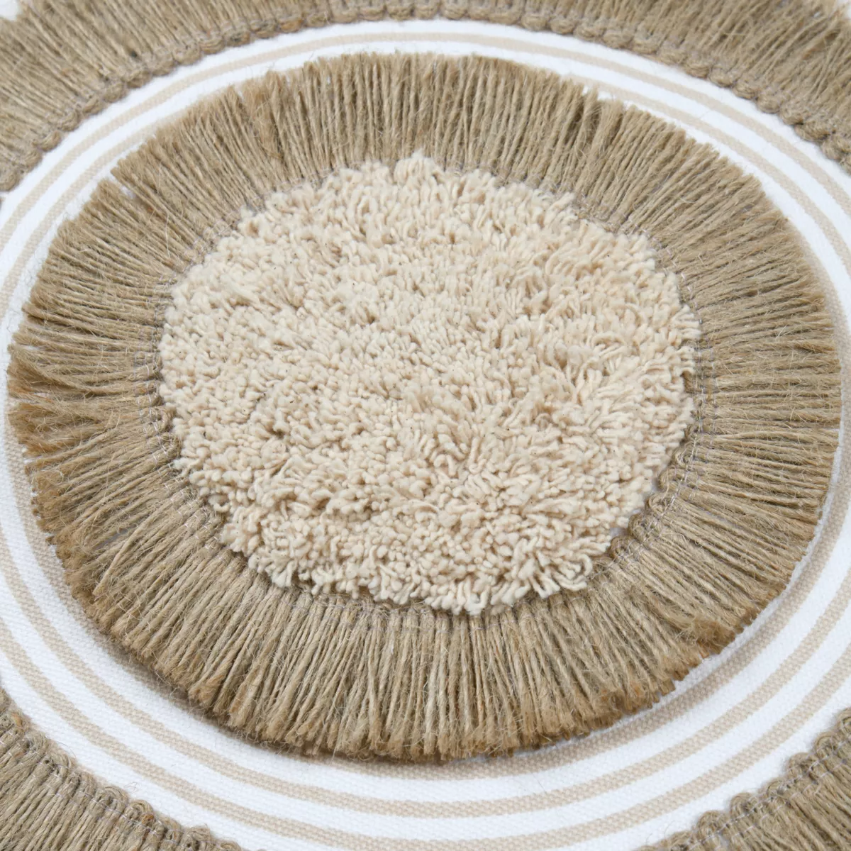 Cuscino quadrato in cotone (40 x 40 cm) Mekong Beige