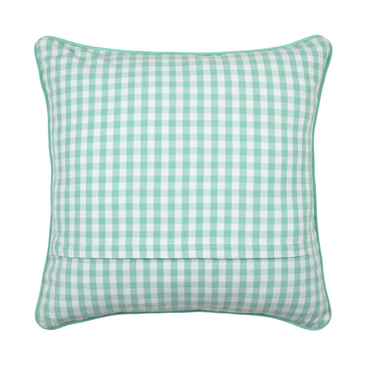 Coussin carré coton (45 x 45 cm) Bardot Vert menthe