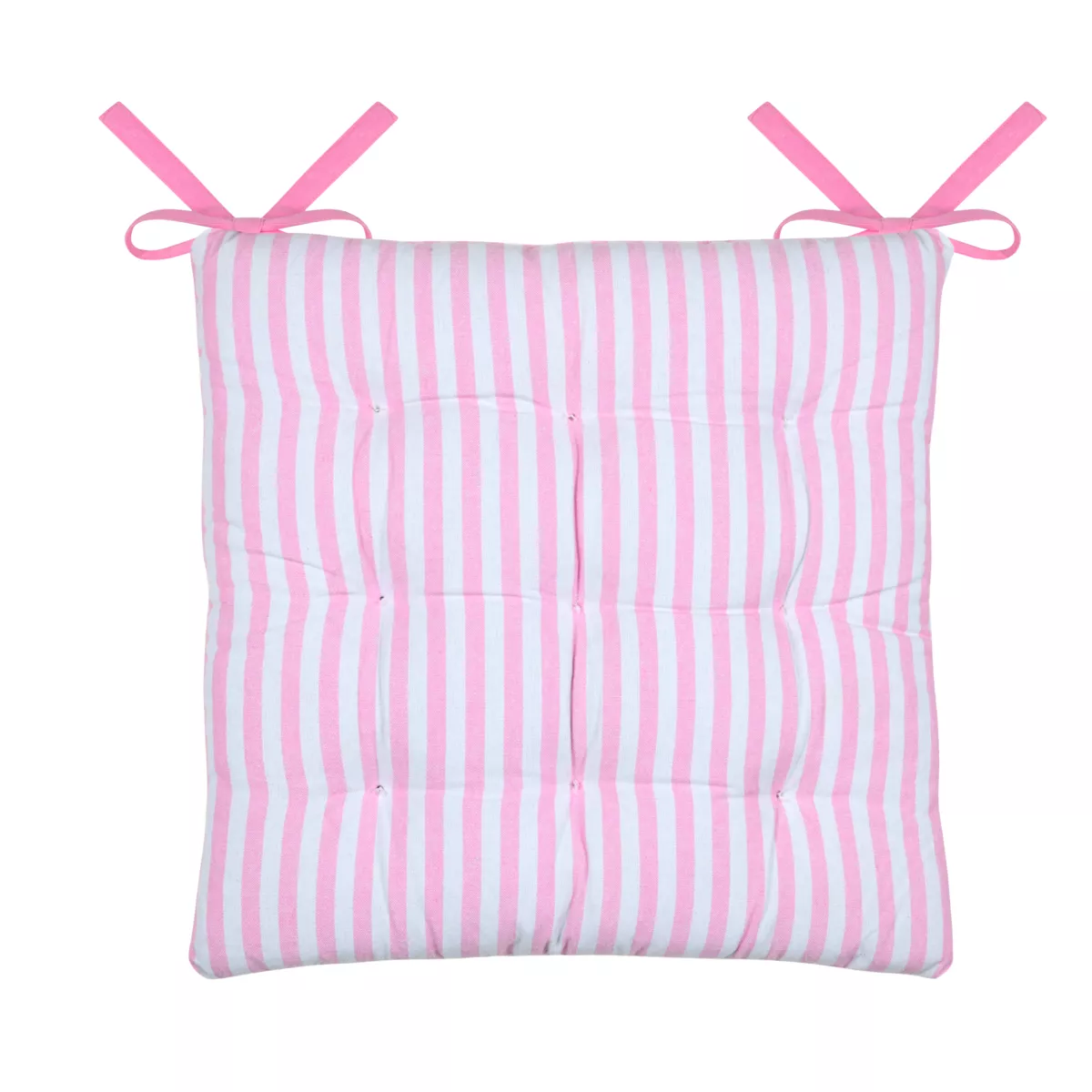Coussin de chaise carré coton (40 x 40 cm) Bardot Rose