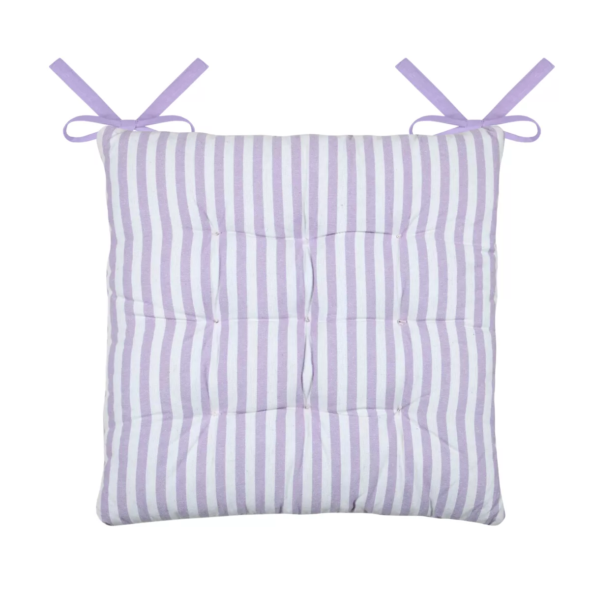 Cuscino per sedia quadrato in cotone (40 x 40 cm) Bardot Viola