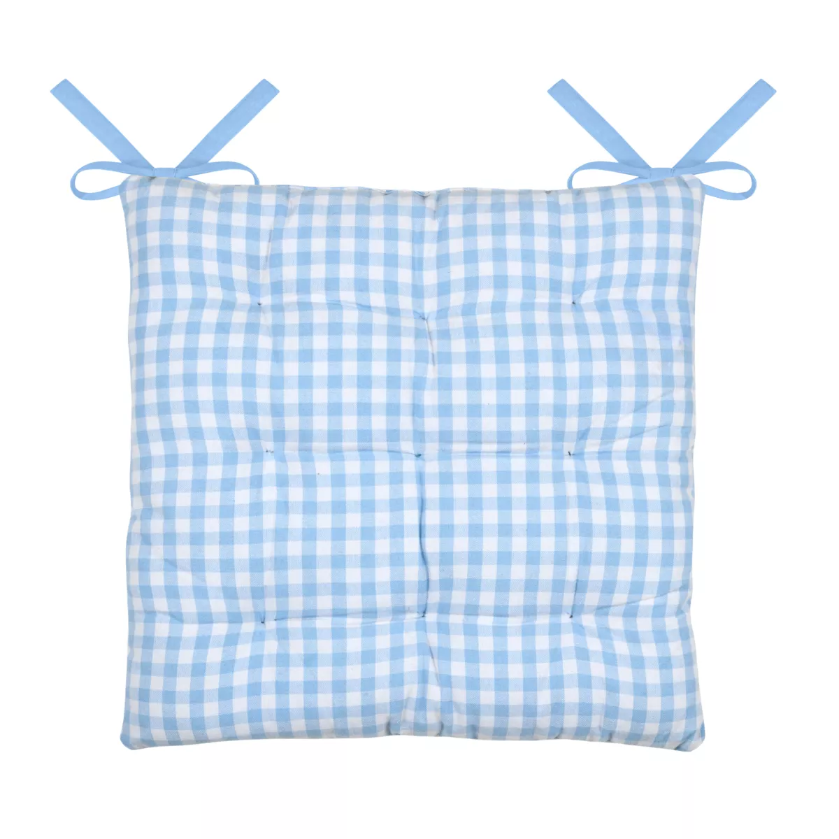 Cuscino per sedia quadrato in cotone (40 x 40 cm) Bardot Azzurro