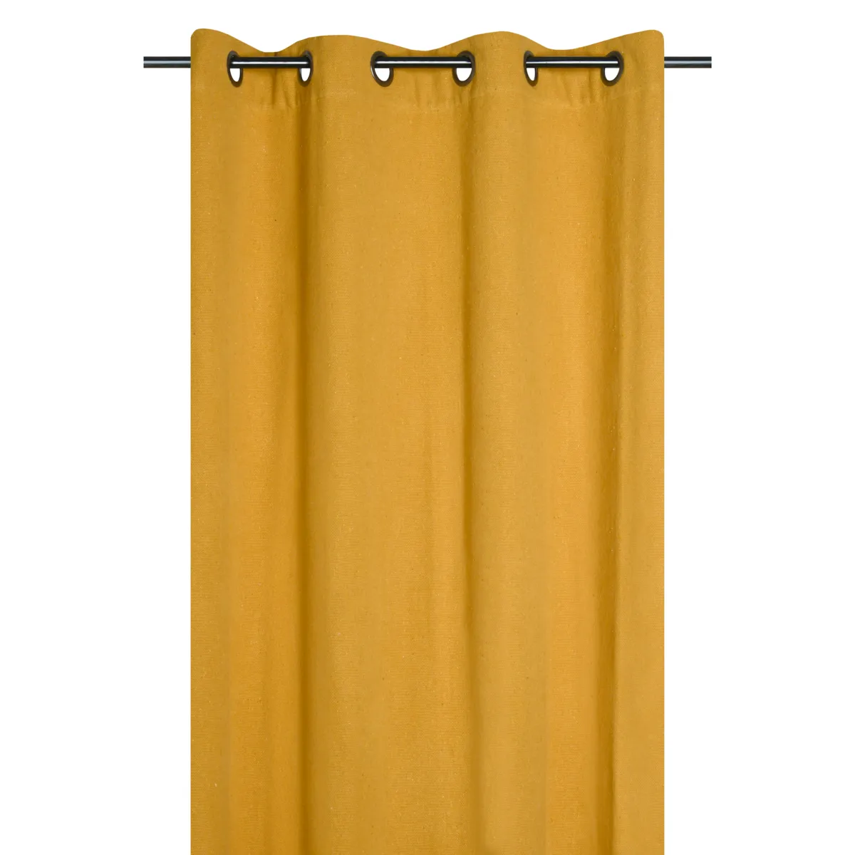 Tenda in cotone tessuto (140 x 260 cm) Monaco Giallo curry