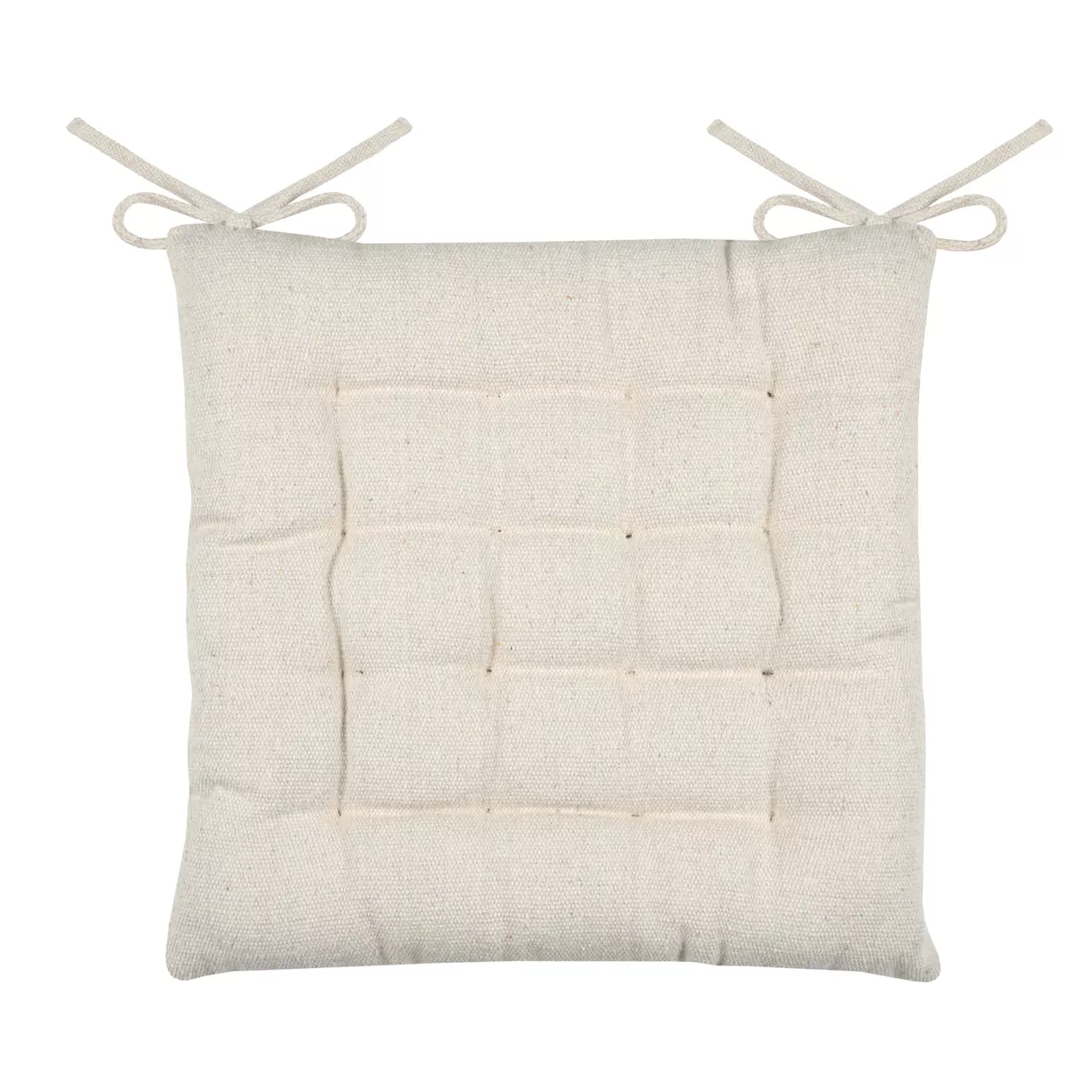 Coussin de chaise carré (40 x 40 cm) Monaco Ecru