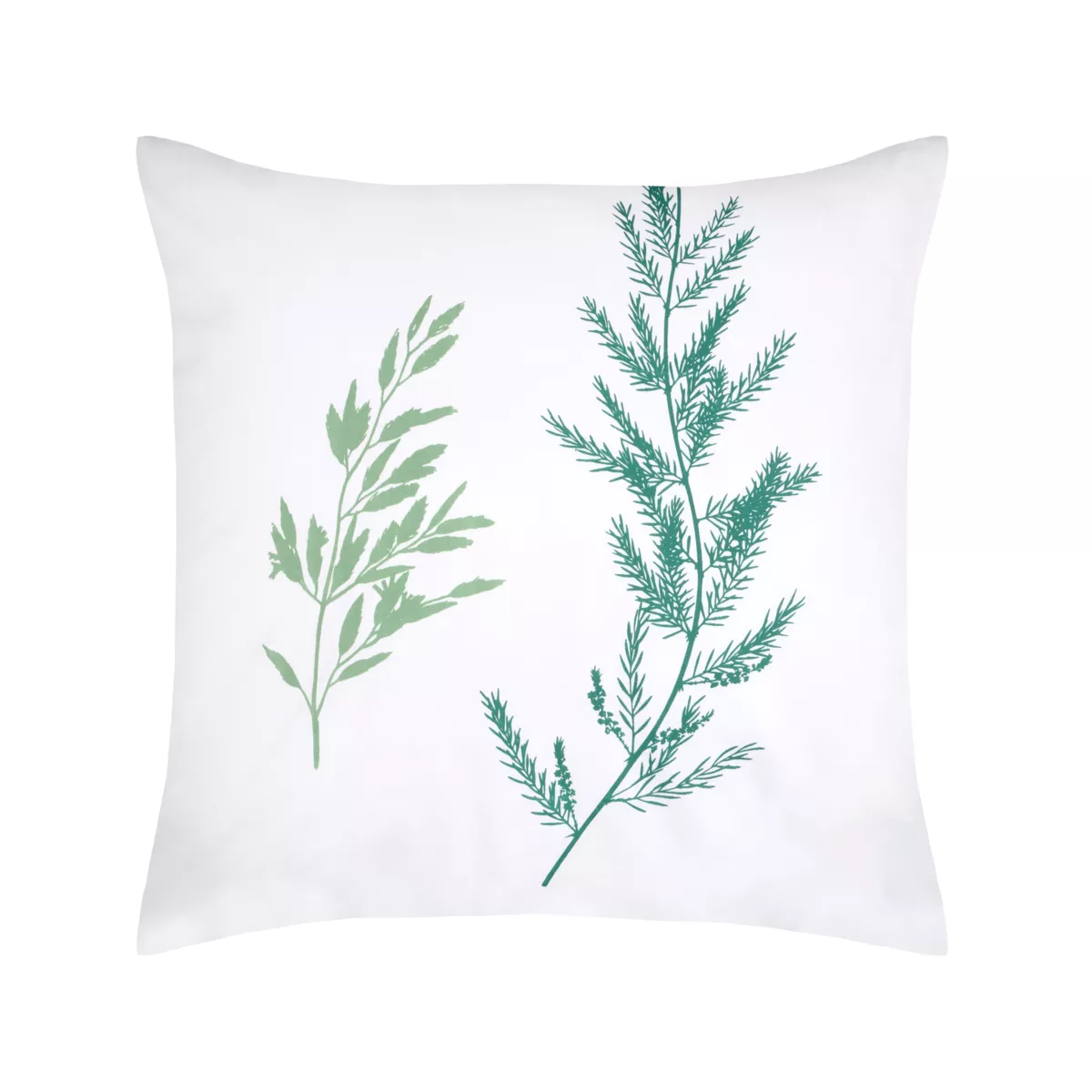 Federa quadrata in percalle (63 x 63 cm) Sylvana Verde