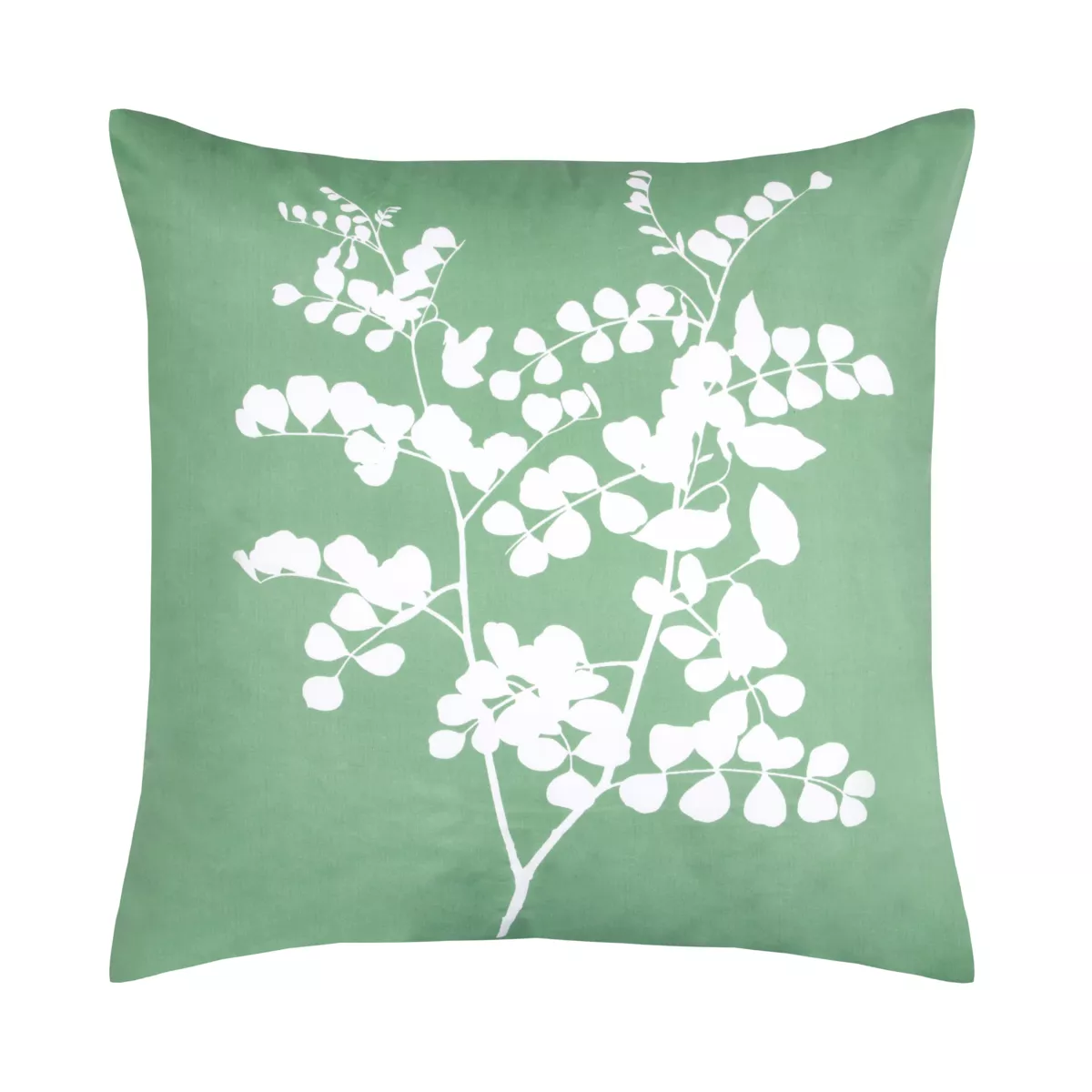 Federa quadrata in percalle (63 x 63 cm) Sylvana Verde