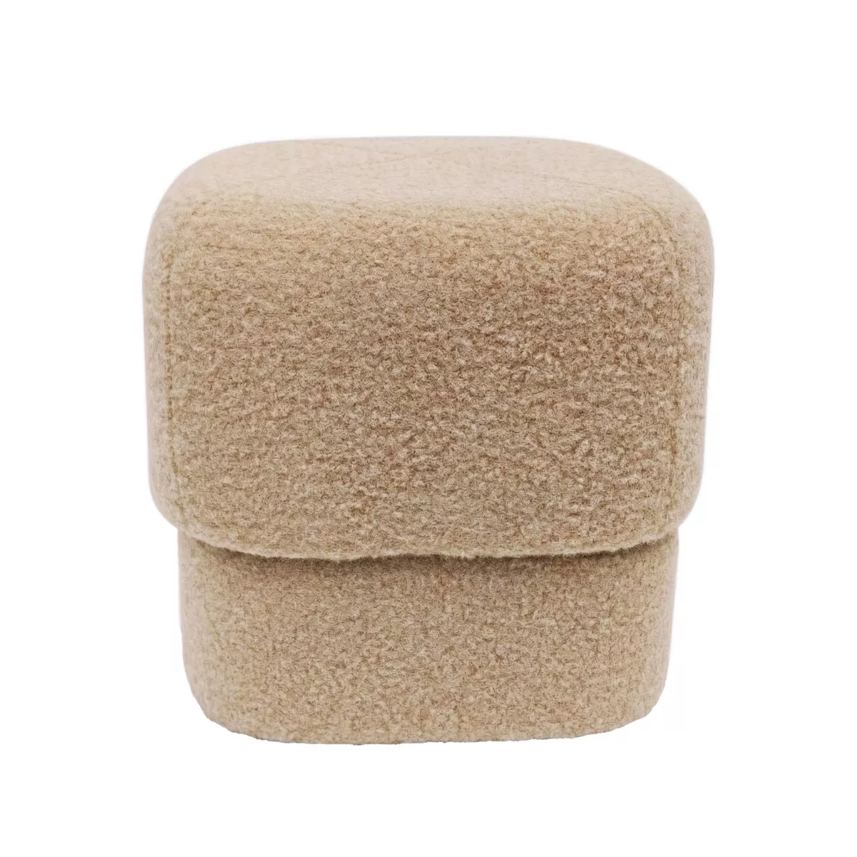 Pouf Bouclette (H40 cm) Modoro Beige