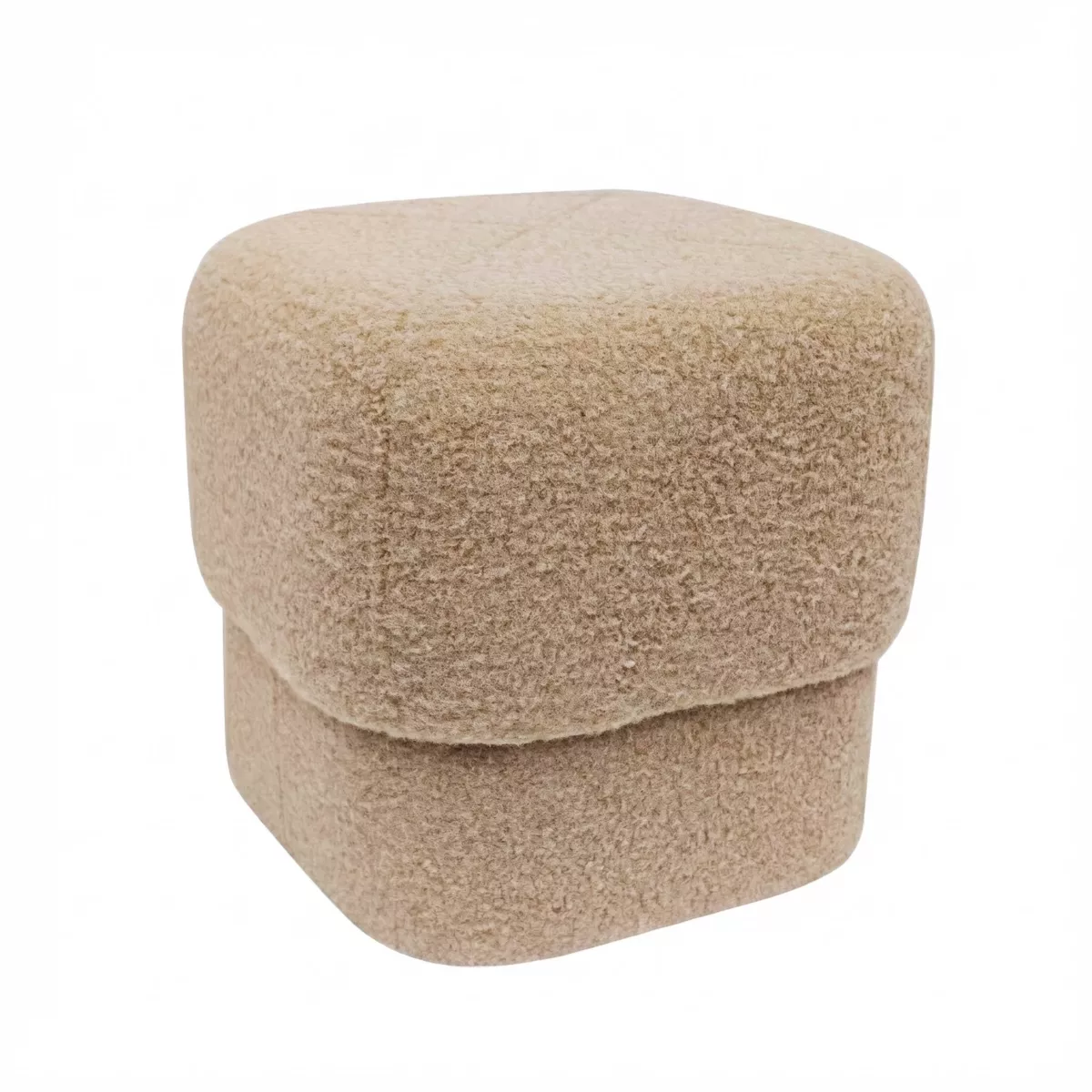Pouf Bouclette (H40 cm) Modoro Beige