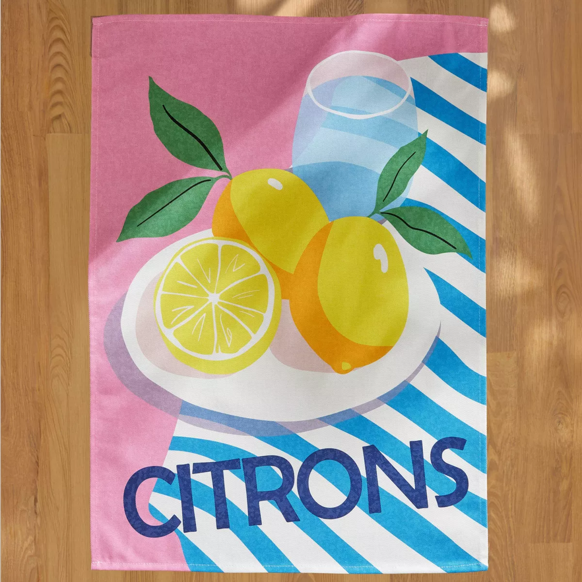 Lot de 3 torchons coton (50 x 70 cm) Tuttifrutti Multicolore