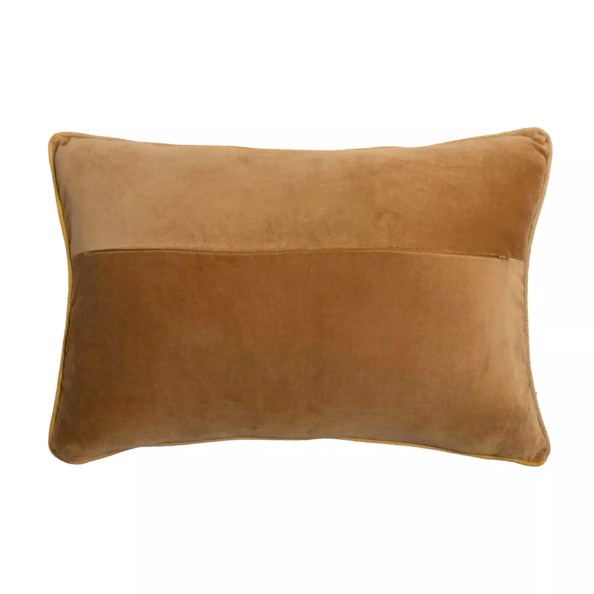 Coussin rectangulaire velours de coton (40 x 60 cm) Victor Camel