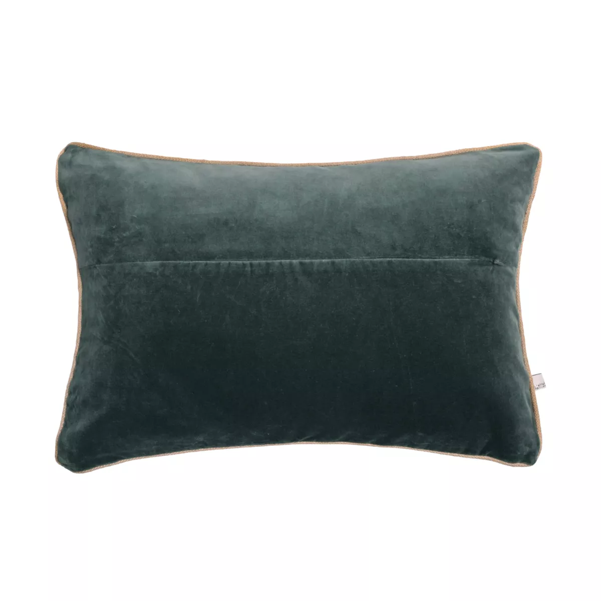 Coussin rectangulaire velours de coton (40 x 60 cm) Victor Gris ardoise