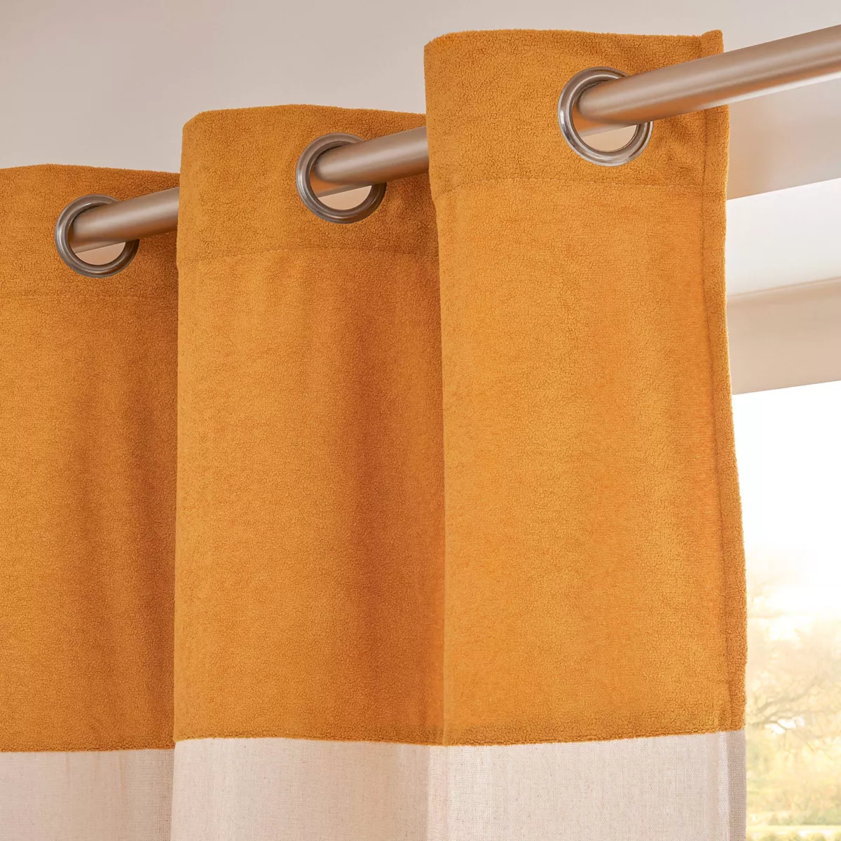 Tenda riccio (140 x 240 cm) Tessa Giallo ocra