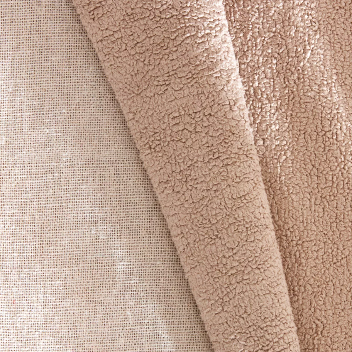 Cuscino quadrato in bouclé (40 x 40 cm) Ava Beige