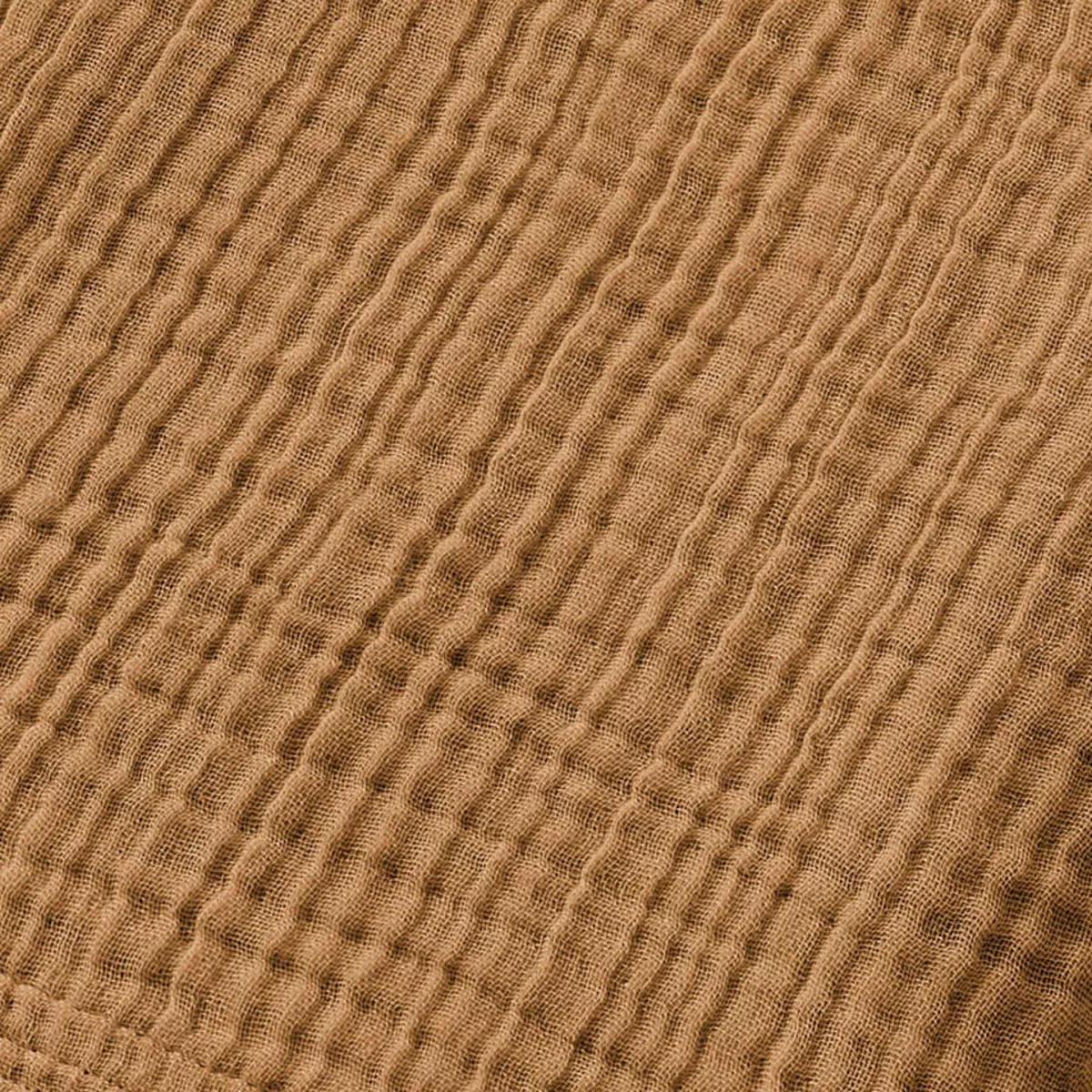 Asciugamano da bagno di garza di cotone (30 x 50 cm) Gaia Camel