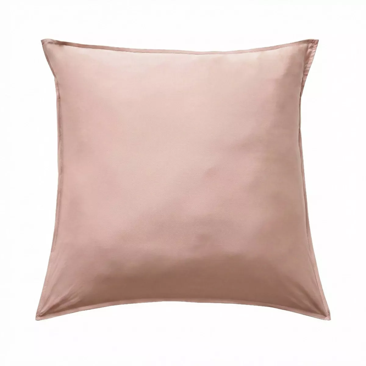 Federa per cuscino quadrata in satin di bambù (63 x 63 cm) Sienna Rose blush