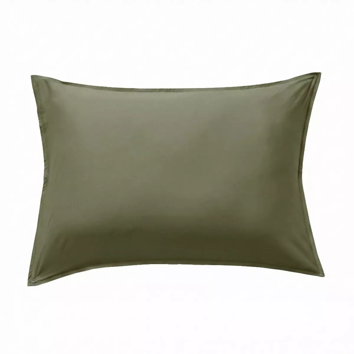 Federa rettangolare in satin di bambù (50 x 80 cm) Sienna Verde rosmarino