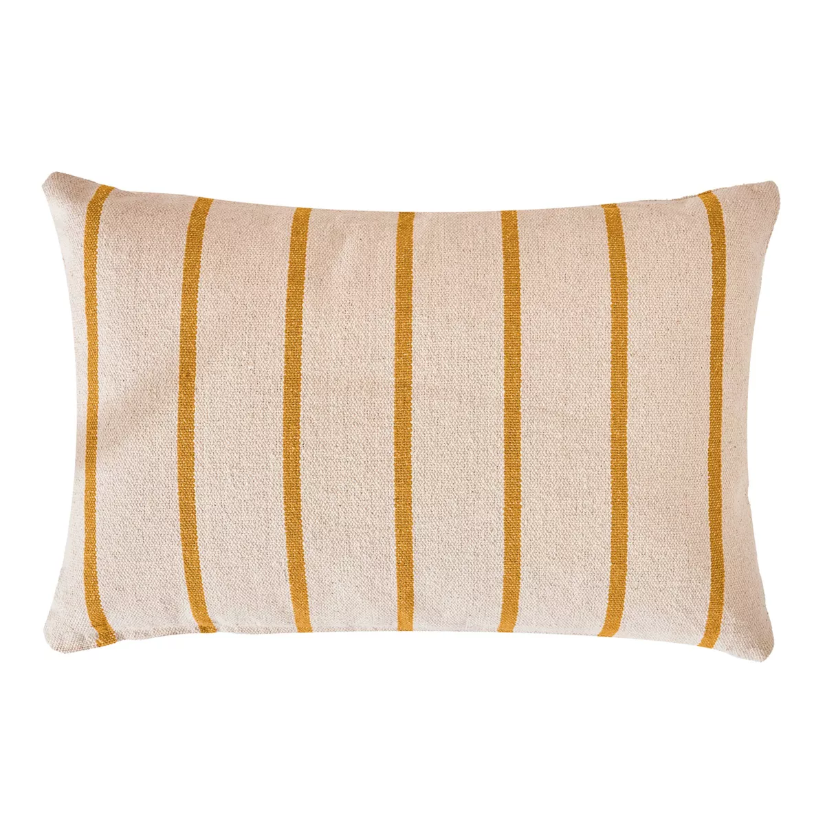 Rechteckiges Outdoor-Kissen aus Baumwollcanvas (60 x 40 cm) Ocealys Senfgelb