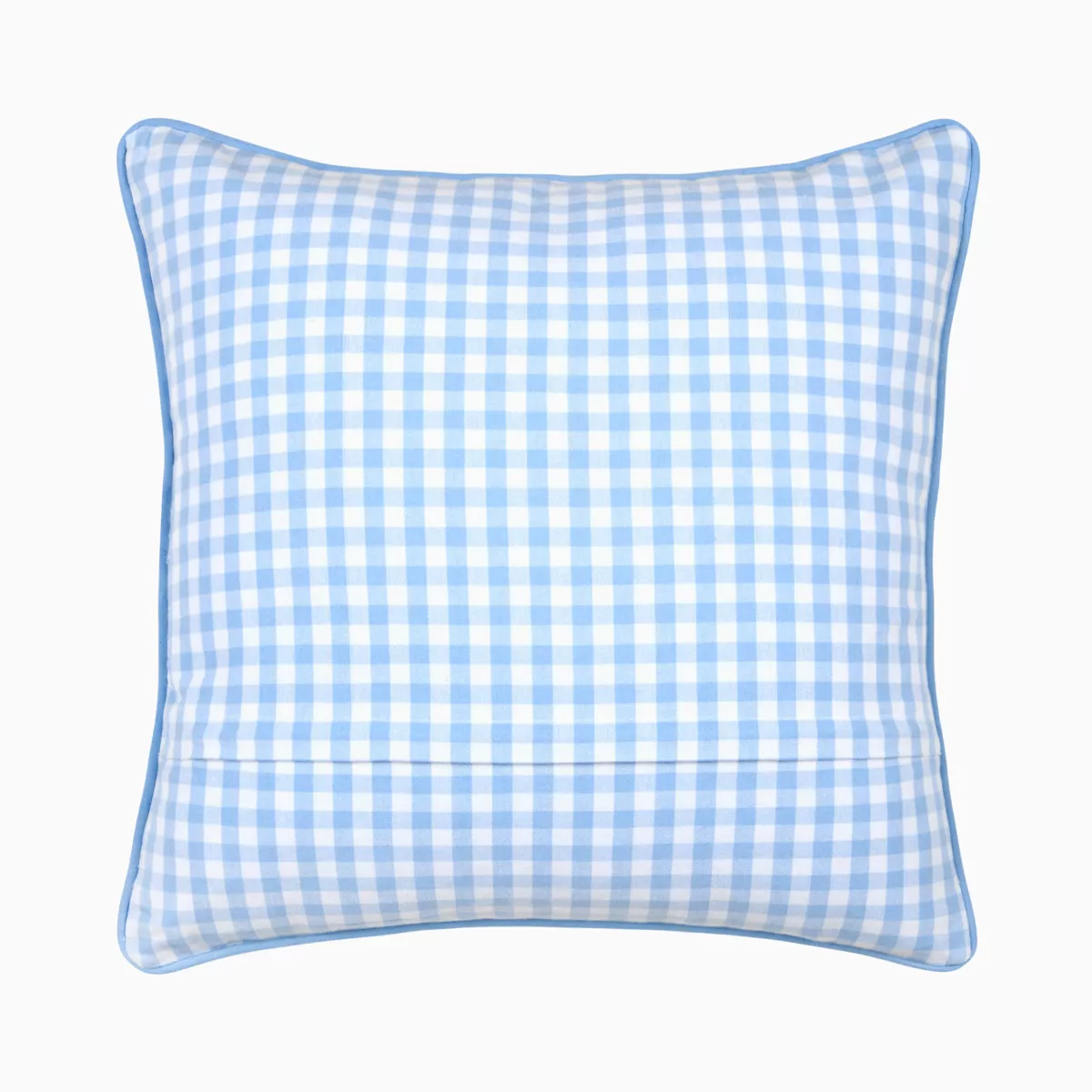 Coussin carré coton (45 x 45 cm) Bardot Bleu