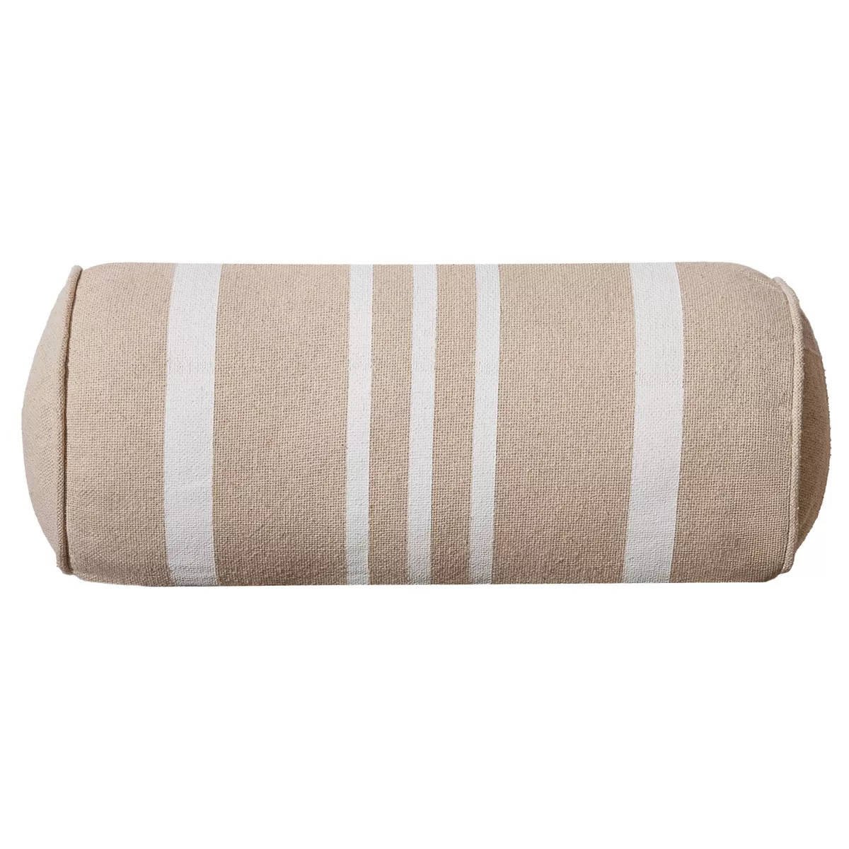 Cojín exterior cilíndrico (20 x 45 cm) Nautira Blanco