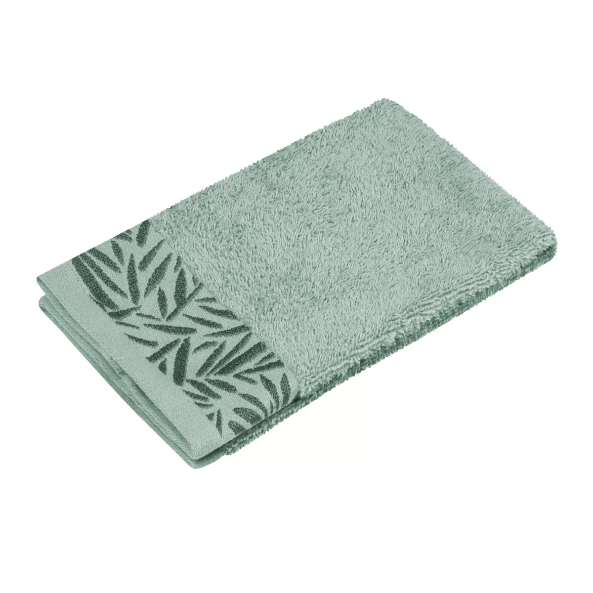 Badhanddoek katoen (30 x 50 cm) Sora Amandelgroen