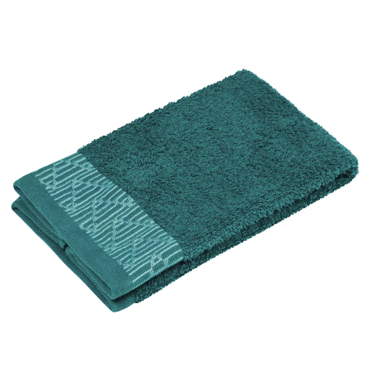 DRAP DE DOUCHE TULI PETROLE 70X140 CM