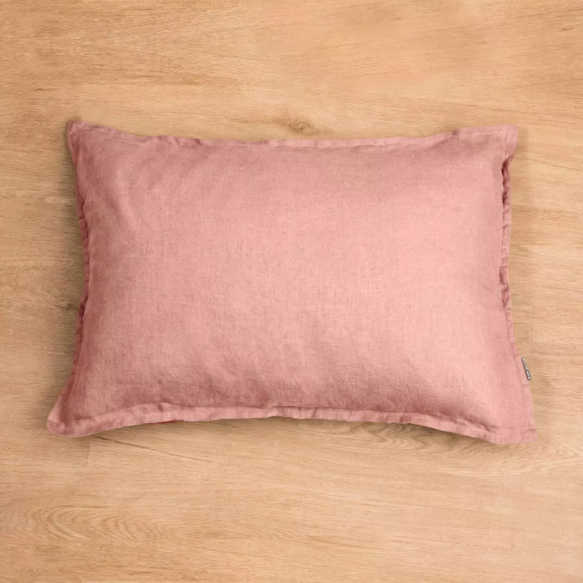Federa Rectangolare in lino lavato (50 x 70 cm) Louise Rosa antico