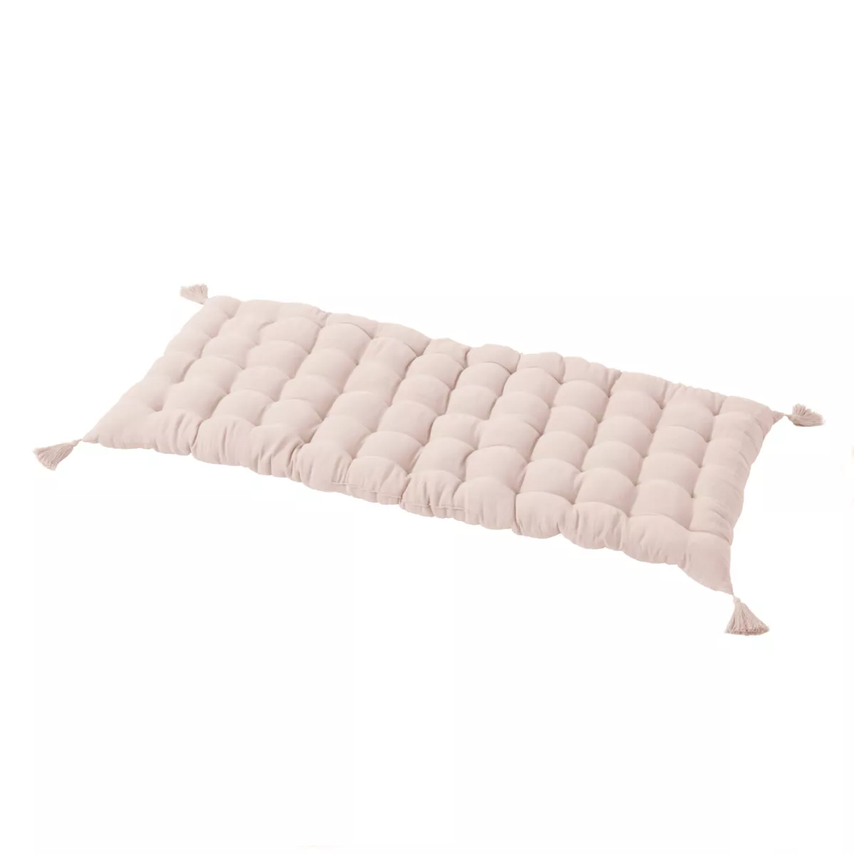 Matelas de sol gaze de coton (60 x 120 cm) Gaïa Rose poudré