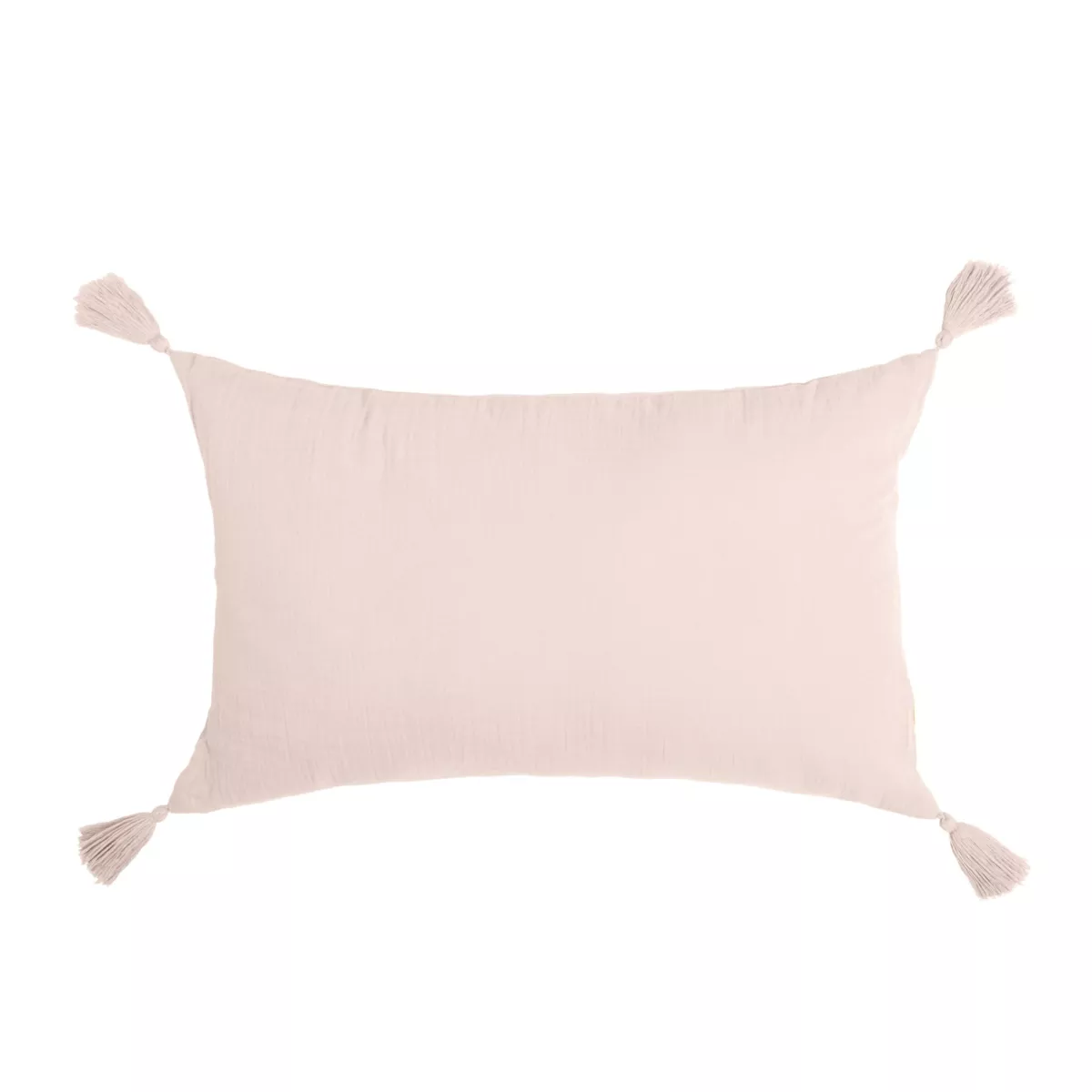 Cojín rectangular en gasa de algodón (40 x 60 cm) Gaïa Rosa palo