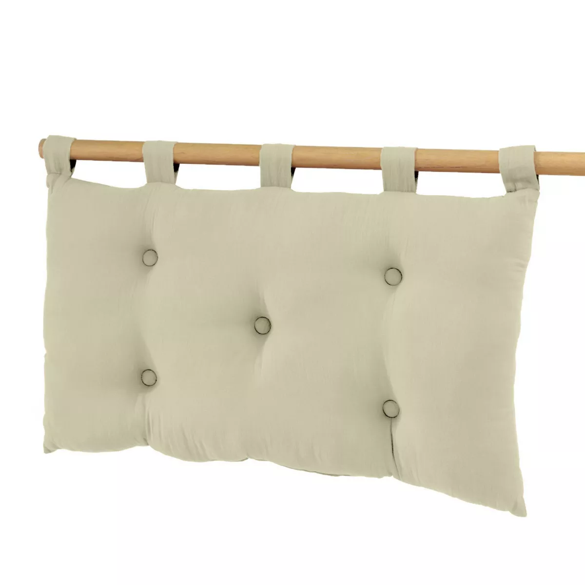 Testata letto garza di cotone (80 cm) Gaïa Verde salvia