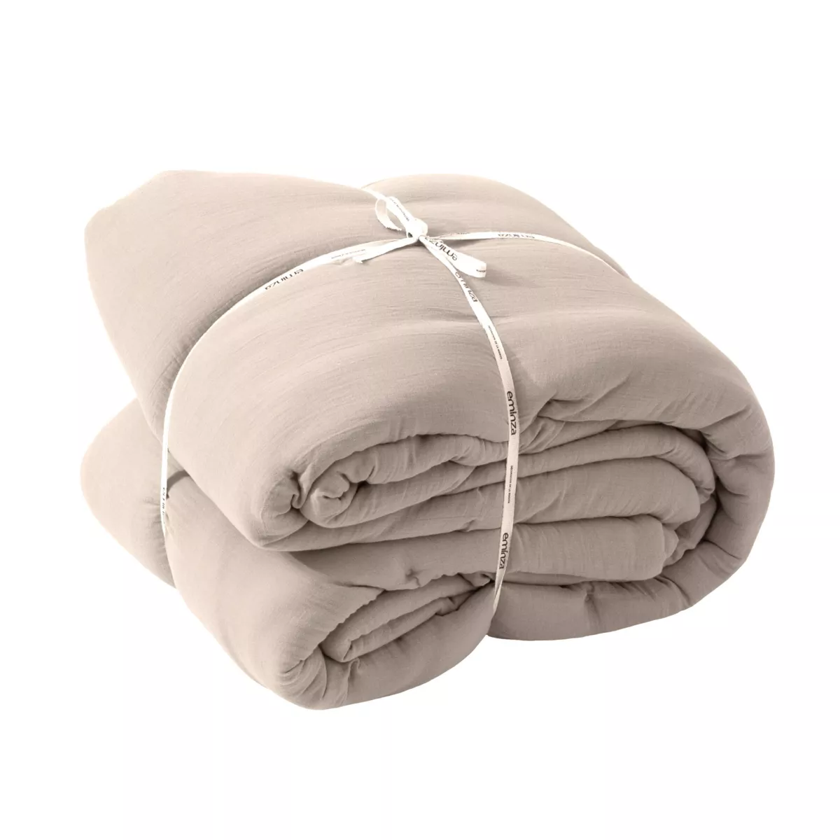 EM -  couvre lit  260 x 240 cm Gaze de coton unie GAìA Pampa