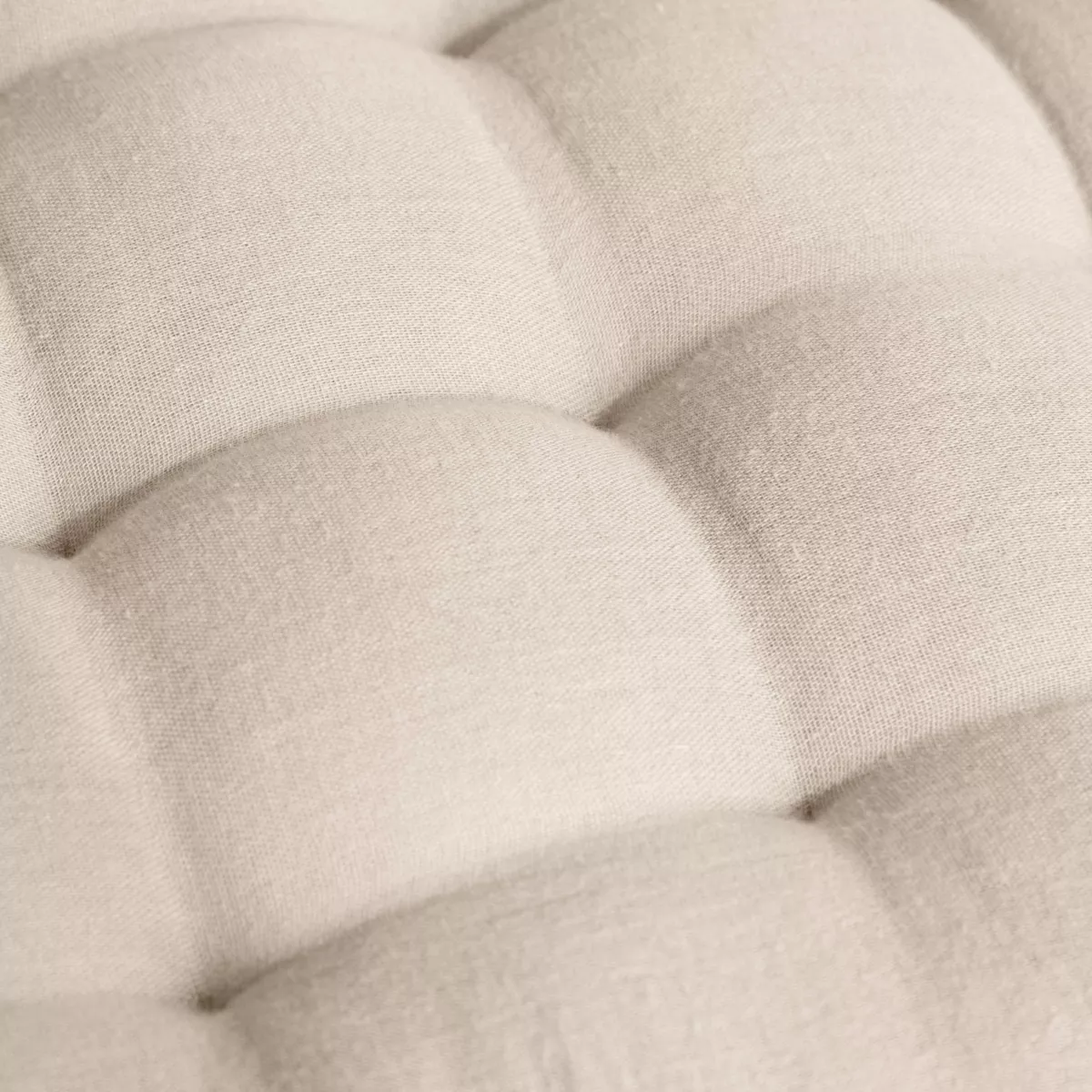 Colchoneta de suelo en gaza de algodón (60 x 120 cm) Gaïa Beige pampa