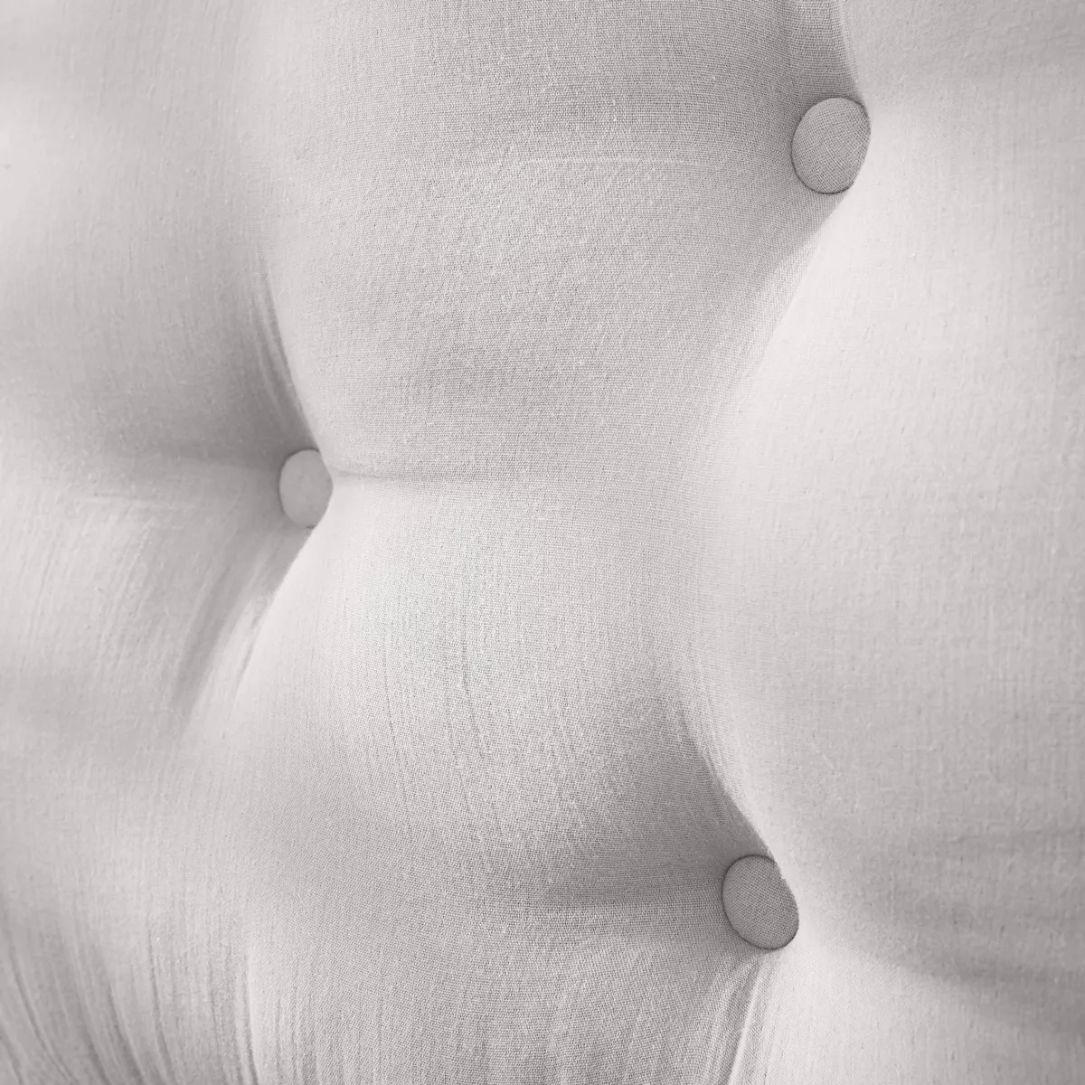 Testata letto garza di cotone (80 cm) Gaïa Grigio nuvola