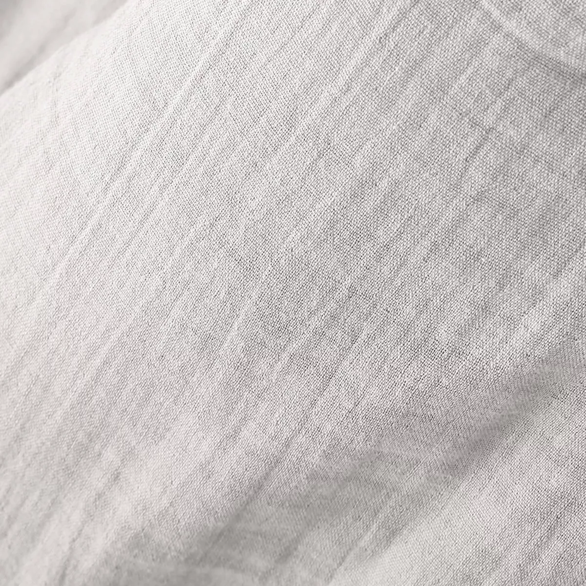 Cortina en gasa de algodón ajustable (140 x max 300 cm) Gaïa Gris Nube